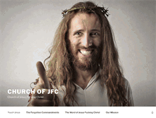 Tablet Screenshot of churchofjesusfuckingchrist.com